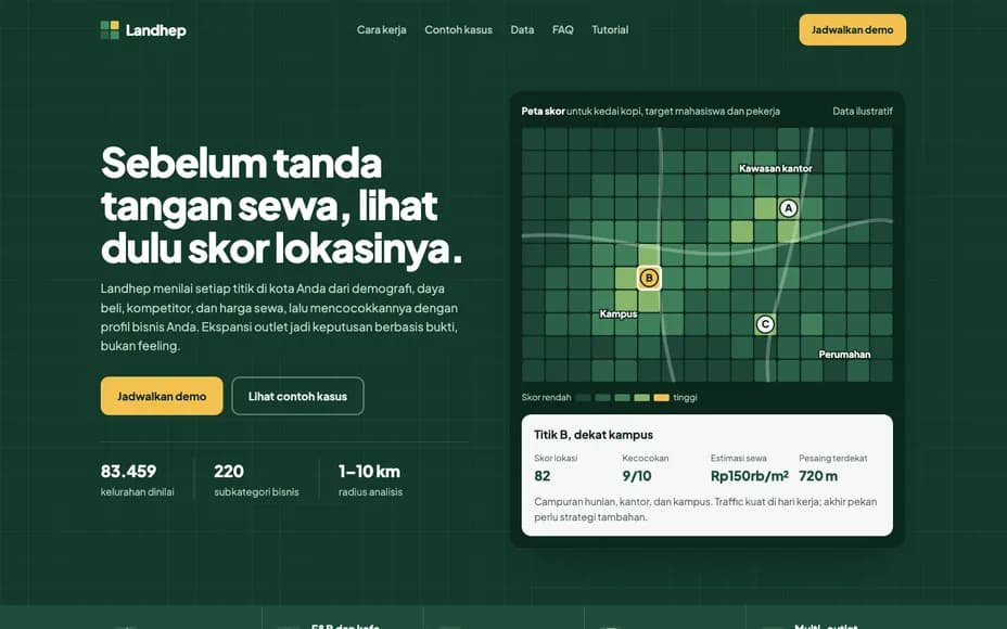 Screenshot of Landhep